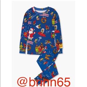 Books to Bed The 12 Sleighs to Christmas PJ set Size 2T
